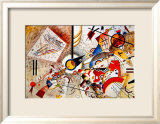Bustling Aquarelle, c.1923 Prints by Wassily Kandinsky