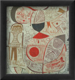 Printed Sheet with Pictures, 1937 Poster par Paul Klee