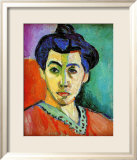 Madame Matisse Estampe encadrée par Henri Matisse