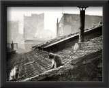 Cats on a Roof, Paris I Láminas por Edouard Boubat Cats on a Roof, Paris I Láminas por Edouard Boubat