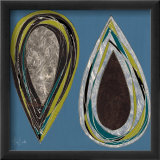 Teal Teardrops Affiches par Alan Buckle