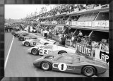 1967 LeMans Estampe encadrée