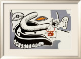 Fuck You Dentures Kunstdrucke von Jean-Michel Basquiat