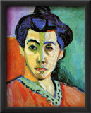 Madame Matisse Estampe encadrée par Henri Matisse