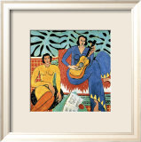 Musique Estampe encadrée par Henri Matisse