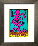 Montreux Jazz Festival Lámina por Keith Haring