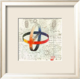 Sphere of Colorful Bands, c.1919-20 Affiches par Johannes Itten