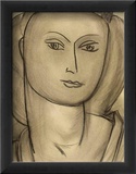 Madame Lucienne Bernard, c.1946 Print by Henri Matisse