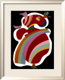 La Forme Rouge, 1938 Affiche par Wassily Kandinsky
