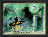 Una noche de luna azul Póster por Lyonel Feininger Una noche de luna azul Póster por Lyonel Feininger