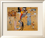 Milieu accompagné Affiches par Wassily Kandinsky
