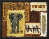 Hemingway en safari - éléphant Affiches par Ann Walker