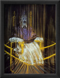 Etude d'Apres le Portrait du Pape Innocent X par Velasquez, c.1953 Posters par Francis Bacon