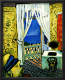 Still Life with Violin Case Estampe encadrée par Henri Matisse