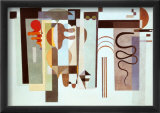 Deux Points Verts Affiches par Wassily Kandinsky
