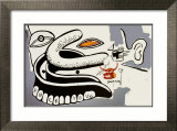 Fuck You Dentures Kunstdrucke von Jean-Michel Basquiat