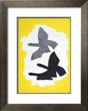 Lithographie, 1973 Láminas por Georges Braque Lithographie, 1973 Láminas por Georges Braque