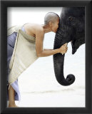 Nose to Nose, Thailand Prints by David Trood