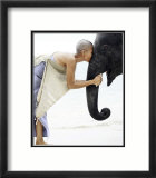 Nose to Nose, Thailand Prints by David Trood