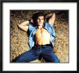 Man In Hay Art par Joe Oppedisano