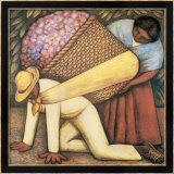 The Flower Carrier Arte por Diego Rivera The Flower Carrier Arte por Diego Rivera