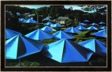 The Blue Umbrellas, no. 12, c.1991 Arte por Christo