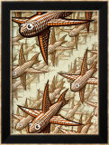 Depth, c.1955 Poster by M. C. Escher