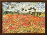 Field of Poppies, Auvers-Sur-Oise, c.1890 Póster por Vincent van Gogh Field of Poppies, Auvers-Sur-Oise, c.1890 Póster por Vincent van Gogh