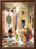 The Carpet Market Lámina por Jean-Léon Gérôme The Carpet Market Lámina por Jean-Léon Gérôme