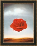 Rose méditative Posters par Salvador Dalí