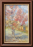 Melocotonero en flor Láminas por Vincent van Gogh