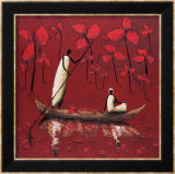 Crimson River Kunstdrucke von Michel Rauscher