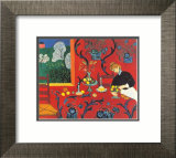 Red Bedroom Lámina por Henri Matisse