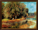 Chestnut Tree in Bloom Prints by Pierre-Auguste Renoir