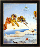 Traum, verursacht durch den Flug einer Biene um einen Granatapfel, eine Sekunde vor dem Aufwachen, ca. 1944 Poster von Salvador Dalí