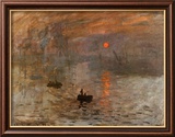 Impression, Rising Sun Prints by Claude Monet