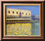 Der Dogenpalast in Venedig Gerahmter Giclée-Druck von Claude Monet