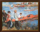 Oarsmen at Chateau, 1879 Láminas por Pierre-Auguste Renoir