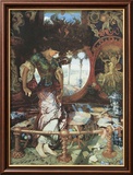 Die Lady von Shalott, 1889–1892 Poster von William Holman Hunt
