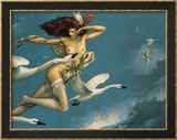 Vol de nuit Poster par Michael Parkes