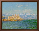 Le Vieux Fort à Antibes Posters par Claude Monet