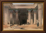 Egypt, Great Portico, Philae Posters par David Roberts