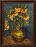 Bell Lilies in a Copper Vase Art by Vincent van Gogh