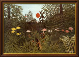 Forêt vierge Posters par Henri Rousseau