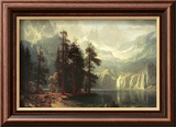 Sierra Nevada en Californie Posters par Albert Bierstadt