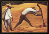 Les paysans Art par Diego Rivera