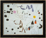Mujer Sonando en su Evansion, c.1945 Posters par Joan Miró