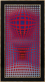VP-RB Poster by Victor Vasarely