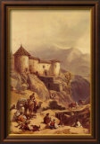 Forteresse de Ghulab Sinj Poster par David Roberts