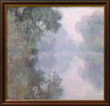 Matin sur la Seine près de Giverny Posters par Claude Monet